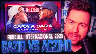 REACCIONANDO a ACZINO y GAZIR: Cara a Cara en el pesaje | Red Bull Batalla Internacional 2023