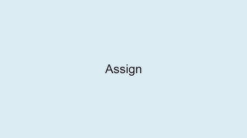 SCXML Tutorial. Assign