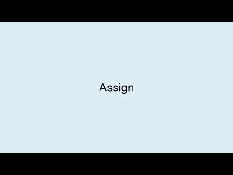SCXML Tutorial. Assign