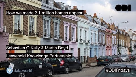 Friday lunchtime lecture: How we made 2.1 million homes appear