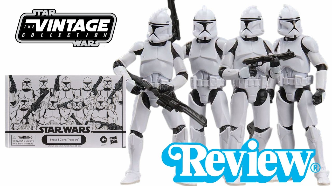 Star Wars The Vintage Collection Phase 1 Clone Trooper Army