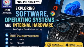 English Project I | Software & Operating System + Inside Computer Hardware | UBSI Margonda