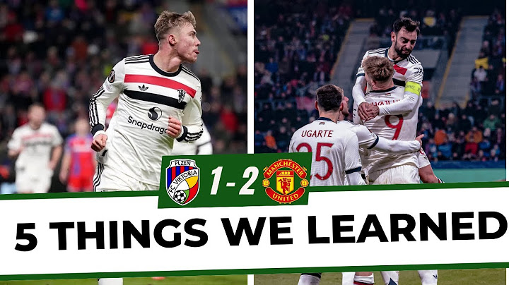MAN UNITED 2-1 VIKTORIA PLZEN | RASMUS HOJLUND BRACE | 5THINGS WE LEARNED