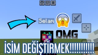 MCPE İSİM DEĞİŞTİRME MODU!!!!!!!!!!!!!!!!!!