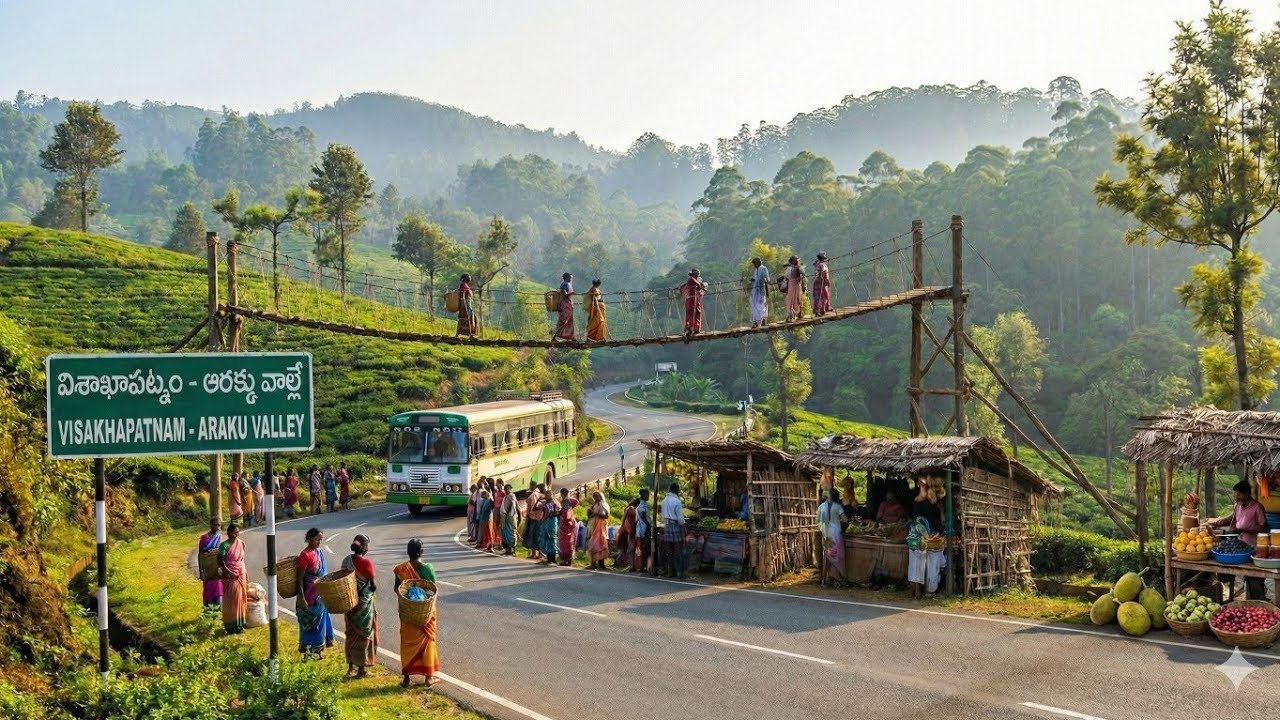 చాలా చాలా crowd ఉనాధీ |  Visakhapatnam to Araku  | Andhra Pallevelugu bus Series |Apsrtc