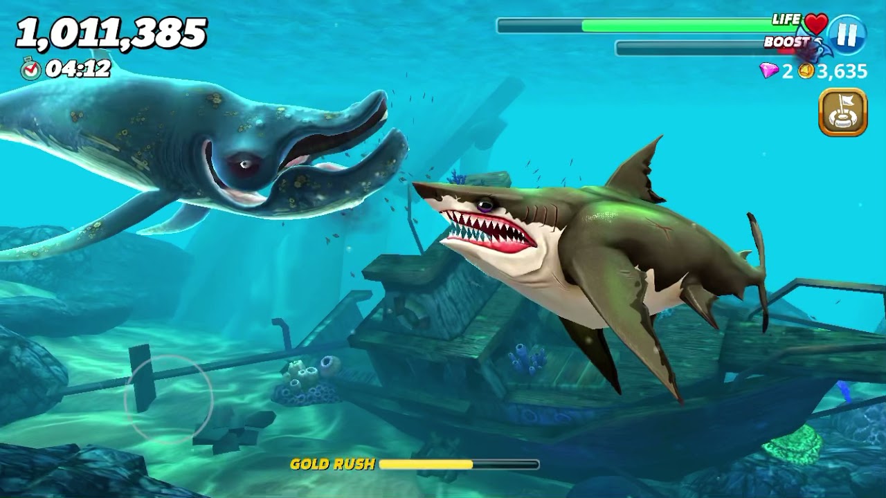 Megalodon In Hungry Shark World Hungryshark World