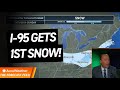 The Forecast Feed: I-95 FINALLY Gets First Snowstorm!