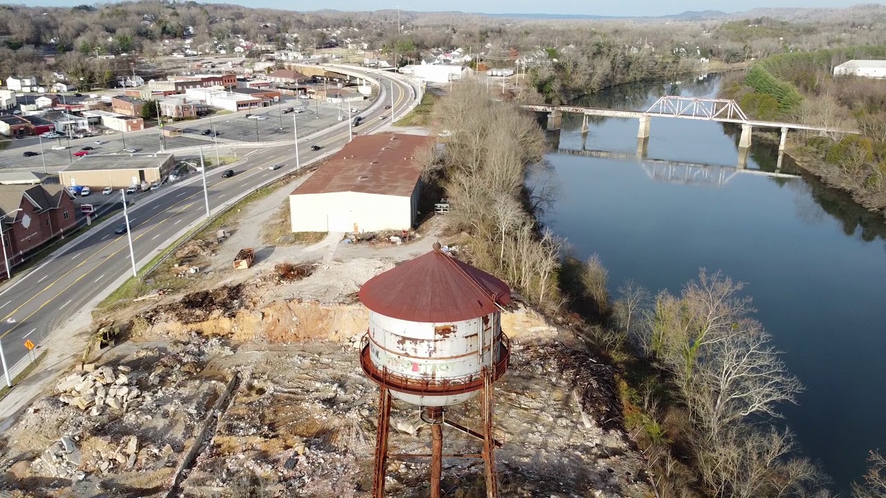 Mills Water Tower Clinton TN 4k YouTube