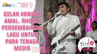 Berdonasi Lewat Konser Amal, Rhoma Irama Persembahkan Lagu Untuk Para Tenaga Medis Yang Gugur