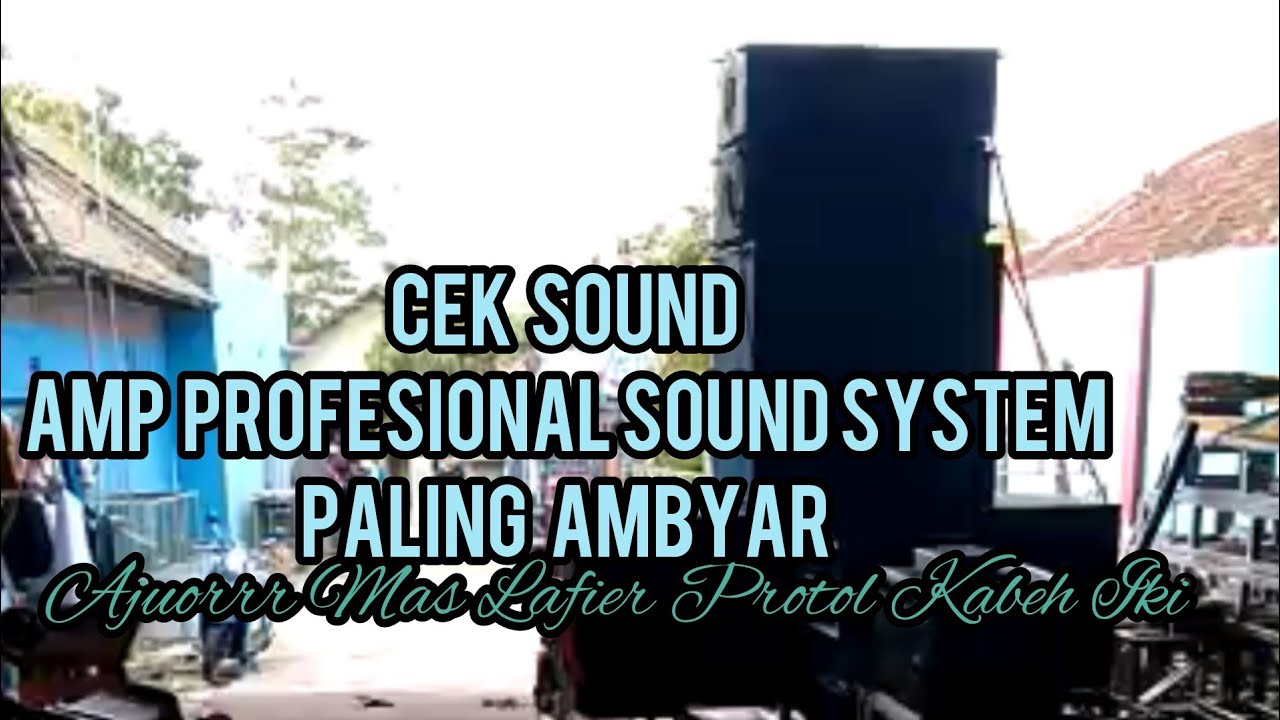 CEK  SOUND  AMBYAR AMP PROFESIONAL SOUND  SYSTEM  