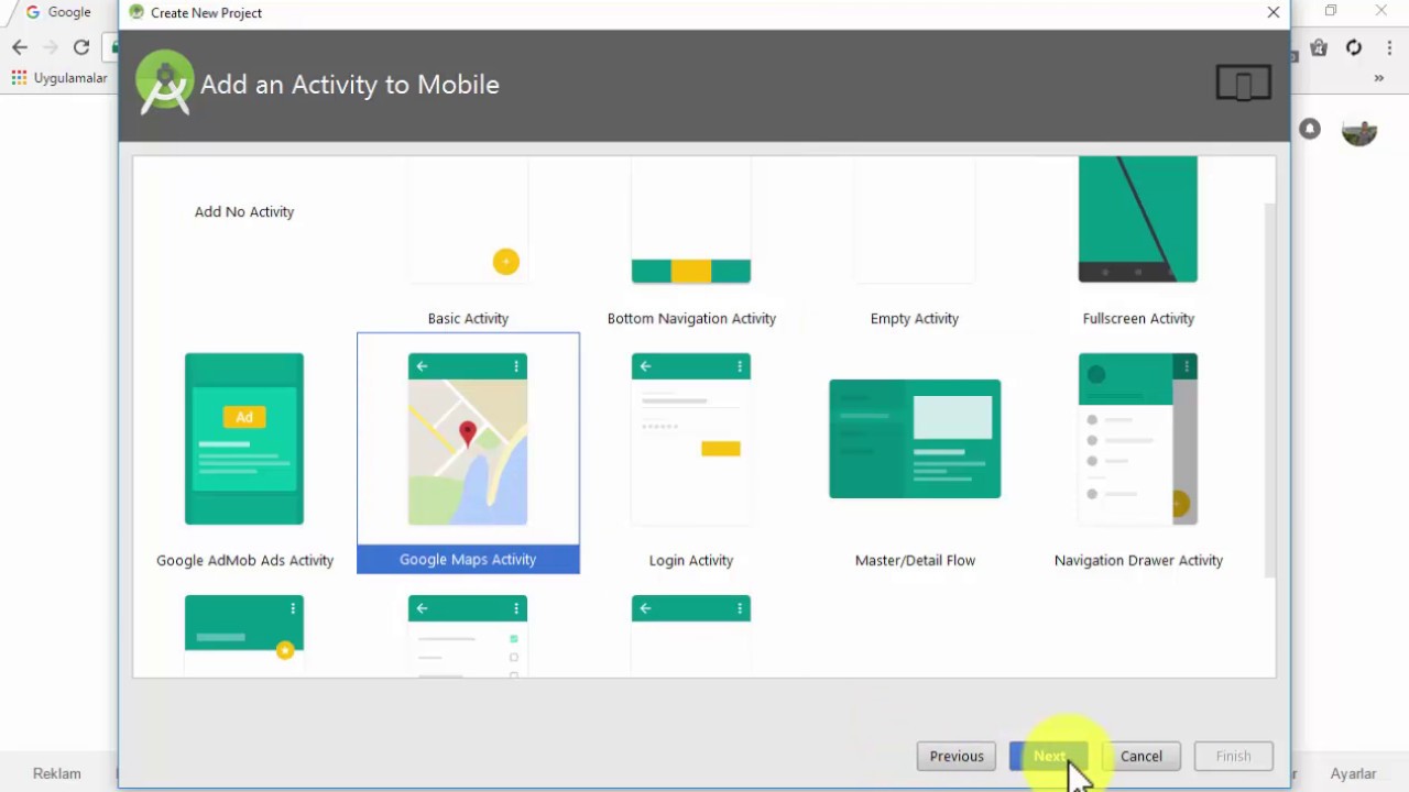 Android Studio Google Maps