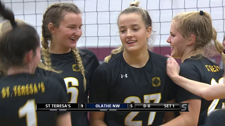 2019 Volleyball Slam   St  Teresa's Academy vs Ola...