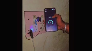 📲⚡ Wi-Fi Switch using ESP8266 + Servo!