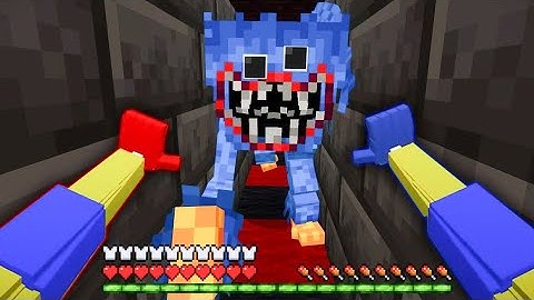 Huggy Wuggy Chase Scene [4K] ULTRA HD  Minecraft