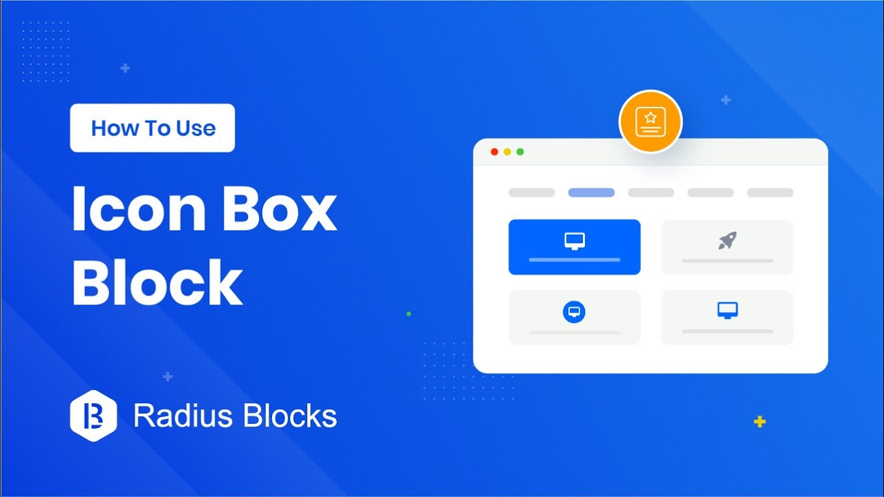 How To Use Icon Box Blocks - Radius Blocks - YouTube