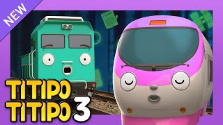 TITIPO S3 EP9 Detective Genie l Train Cartoons For Kids | Titipo the Little Train
