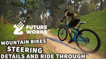 ZWIFT Mountain Bike Route and Steering: First Look // Ride-Through