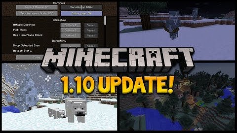 Minecraft 1.10 Update - NEW Village Types + Automatic Jumping Features & MORE!