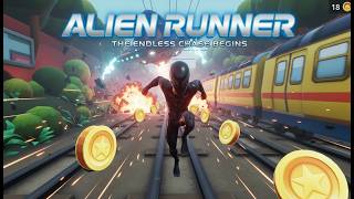 my new game (alien runner👽)