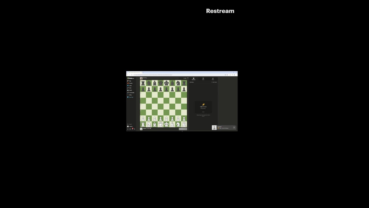 Live Chess Night  February 22 Game 2