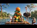 🐰🐤Roro, Dodo & Kiki: The Giant Vegetable Rescue! 🥕