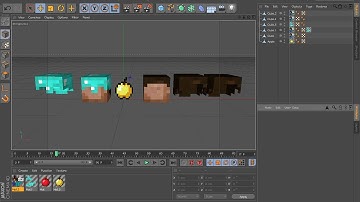 Cinema 4D - Minecraft Modeling, Optimizing and UV Mapping Tutorial