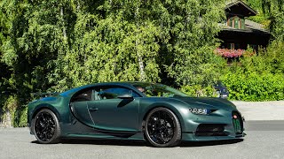 Green Carbon Bugatti Chiron Sport - Fast Flybys and Full Accelerations! Green Carbon Bugatti Chiron Sport Price