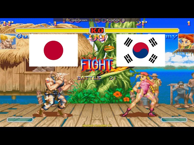 Super Street Fighter 2 Turbo ➤ rappuharowin (Japan) vs