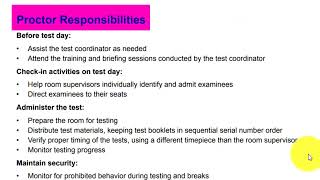 EBR ACT - Staff Roles and Responsibilities Paper Testing