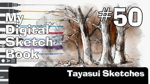 Hatching pencil in Tayasui - My digital sketchbook #50