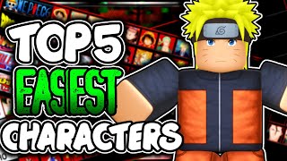 [ABA] TOP 5 EASIEST CHARACTERS IN ABA!!!