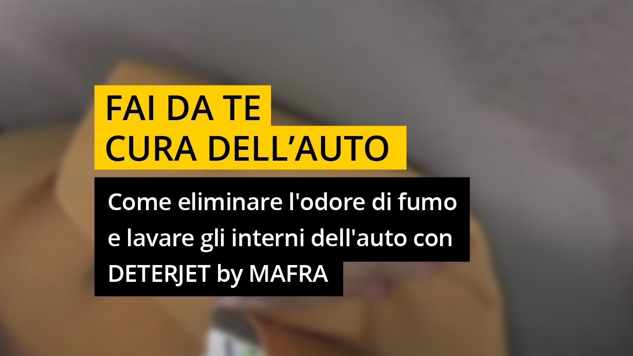 Eliminare odore di fumo lavare gli interni auto youtube Eliminare odore fumo