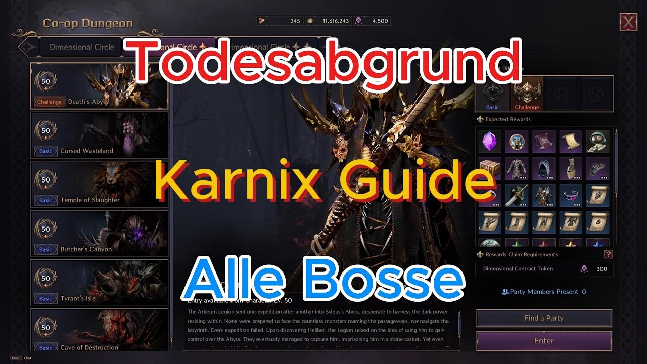 Karnix Throne and Liberty Todesabgrund (Karnix) Guide alle Mechanics und Bosse ...
