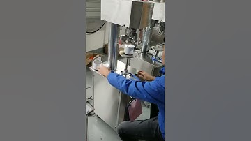 semi auto can seaming machine