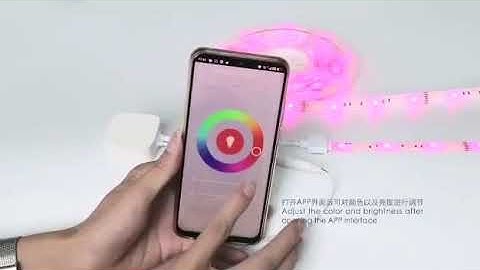 Tuya smart WIFI Music LED Strip Lights APP Control  Work with Amazon Alexa, Google Assistance