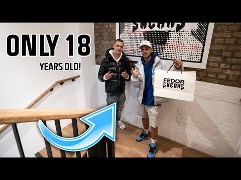 This 18 Year Old Sells Rare Sneakers to Celebrities & Footballers!
