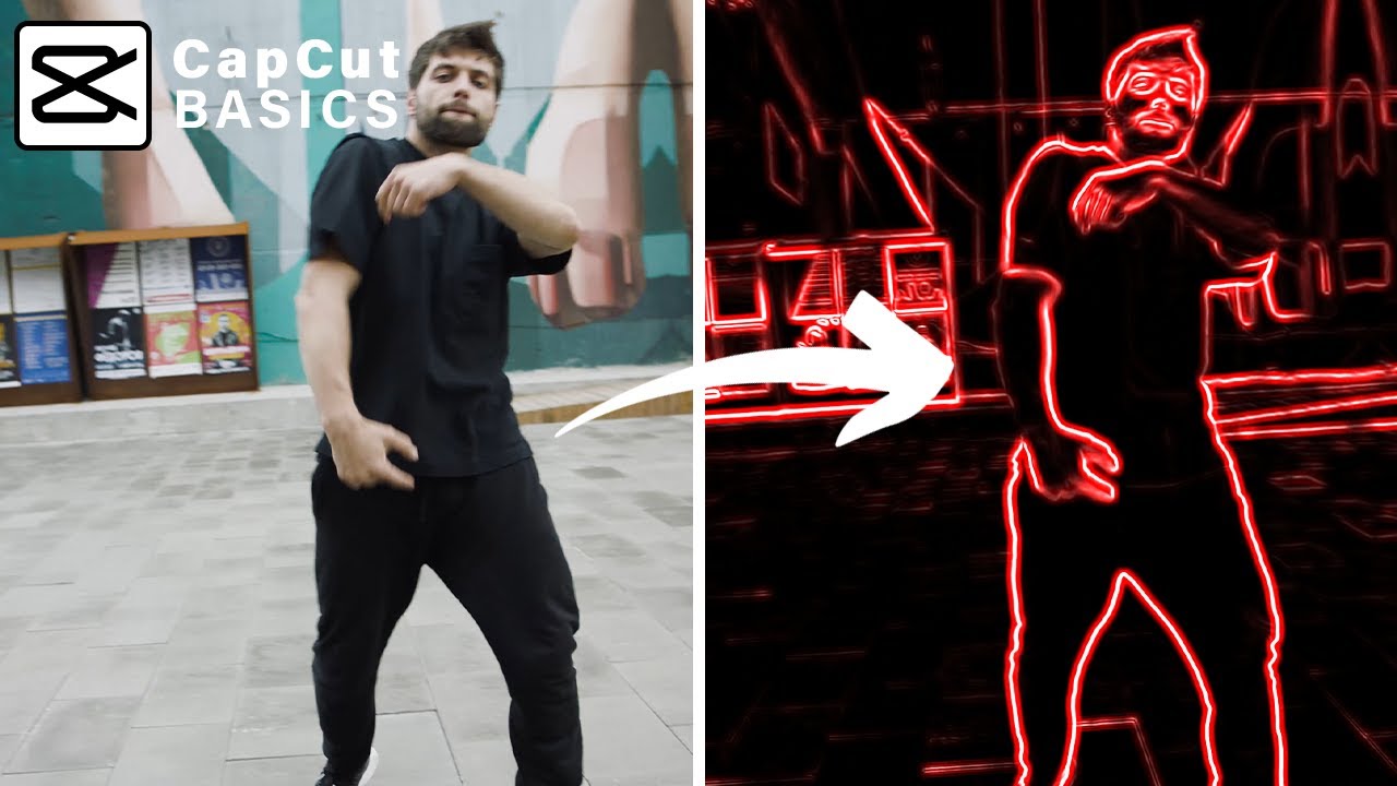 How to Create a Neon Outline Effect in CapCut - YouTube