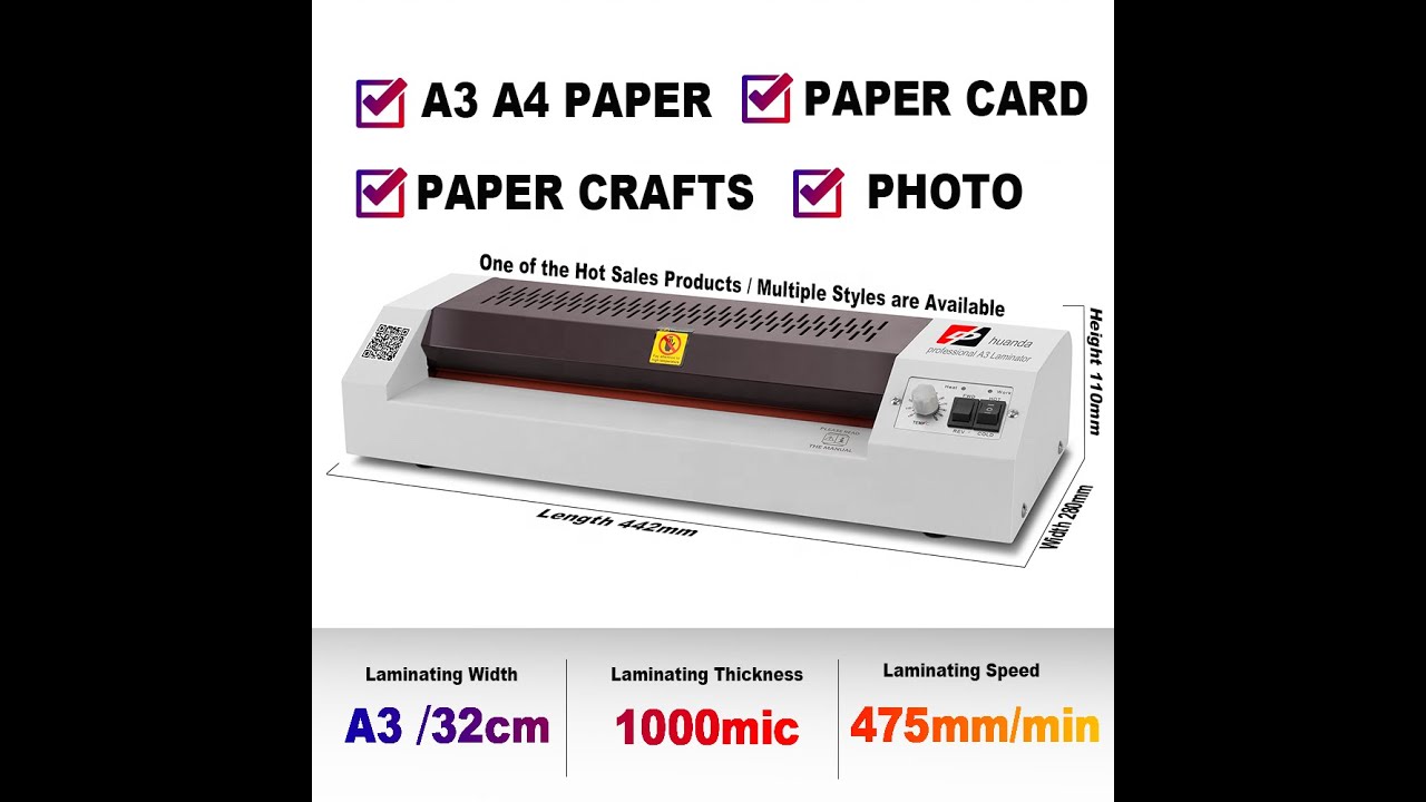 Huanda HD 32020 A3 Laminator Machine(Factory direct sale)