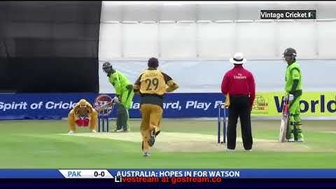 Pakistan vs Australia 2nd t20i 6th July 2010
