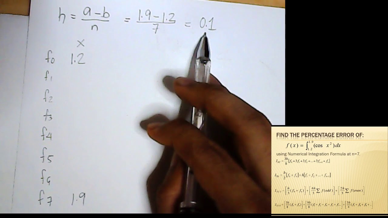 Numerical Methods - Numerical Integration - YouTube