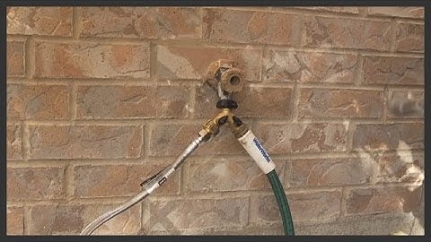 How To Connect A PVC Pipe To An Outdoor Tap/Faucet