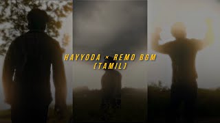 Hayyoda × Remo BGM (TAMIL) | Jenushan | Anirudh