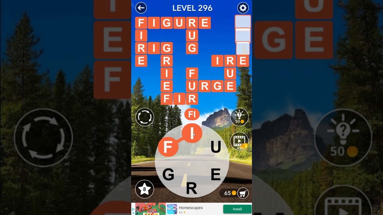 Word Crossword Search level 296