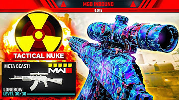 SNIPER ONLY NUKE☢ in MW3🤯 (BEST LONGBOW CLASS, BUILD, LOADOUT for QUICKSCOPING)