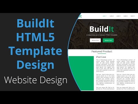 BuildIt HTML5 Template | Speed Art
