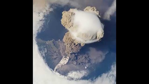 NASA | Sarychev Volcano Eruption from the International Space Station