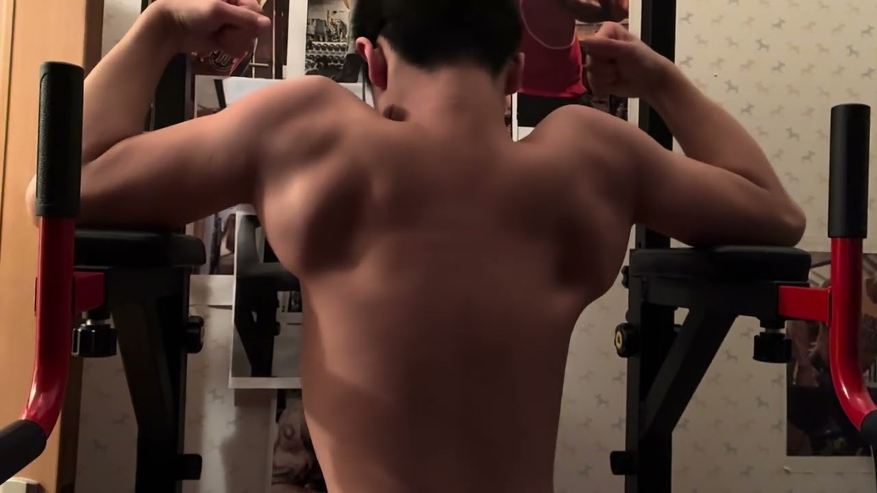 ベンチプレスサイドレイズシュラッグアームカールフレンチプレスディップス懸垂