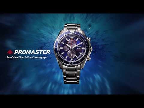 citizen promaster eco drive 200m diver chrono