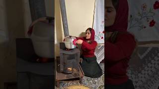 Getting ready for the morning pumpkin pomegranate max #food #rurallife #cooking #shorts