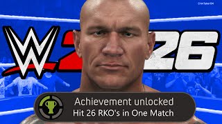 Getting Every Exhibition Achivement in WWE 2k26